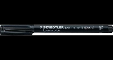 Viltstift Staedtler Lumocolor 319 special permanent F zwart - 10 stuks