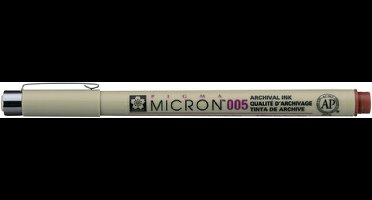 Sakura Pigma Micron 005 pen bruin