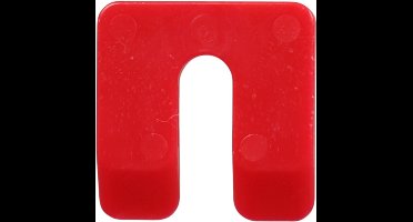 Kelfort Uitvulplaatjes rood krimp 5mm zak van 138 plaatjes