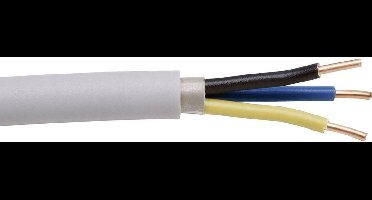 Kopp 153110843 Mantelkabel NYM-J 3 G 2.5 mm² Grijs 10 m