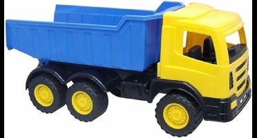 Luxe grote kiepwagen geel 70 cm