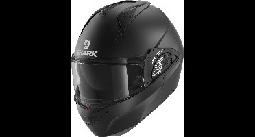 SHARK EVO GT BLANK Motorhelm Systeemhelm MAT Zwart - Maat KS