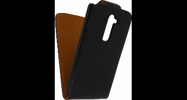 LG G2 Hoesje - Xccess - Serie - Kunstlederen Flipcase - Zwart - Hoesje Geschikt Voor LG G2