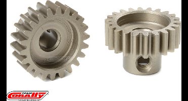 Team Corally - 32 DP Motortandwiel - Kort - Gehard staal - 22 Tanden - Motoras dia. 5mm