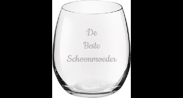 Gegraveerde Drinkglas 39cl De Beste Schoonmoeder
