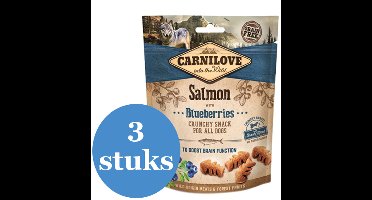 Carnilove Crunchy Snack Zalm / Blauwe Bes - 3 x 200 g