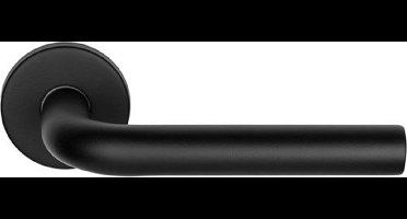 IVANA DEURKRUK GATDEEL MAT ZWART ROND ROZET 53X8MM
