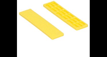 Rasterblokje 24x4mm Geel 100/Zak