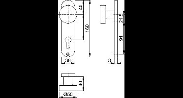 Hoppe Deurbeslag 58/300K
