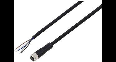 TRU COMPONENTS TC-13751956 Aansluitkabel M8 x 1 Aantal polen (sensoren): 5 Bus, recht 2 m 1 stuk(s)
