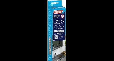 tesa INSECT STOP Stainless Steel Lightwell-Cover Premium - bescherming tegen insecten en vuil voor kelderramen, weerbestendig - 135 x 60 cm