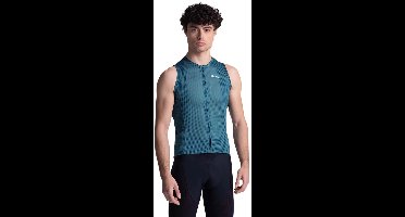 Santini Opal Mouwloos Fietstrui Blauw XL Man