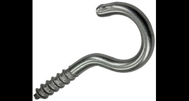 Sam -  RVS Schroefhaak 2 stuks 3,5 x 20 mm