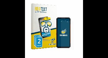 BROTECT - Screenprotector voor Oukitel WP500 - Folie Beschermfolie transparant 2 Stuks