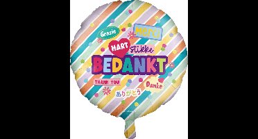 Foil balloon - Bedankt