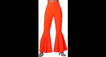 Hippiebroek oranje Jess - Maatkeuze: Maat 48