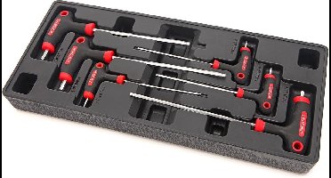HBM 7 Delige T-Greep Inbusset Inlay voor HBM Gereedschapswagen