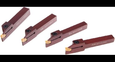 HBM 10mm Afsteekhouder / Langsdraaibeitel met 3mm HM Wisselplaat