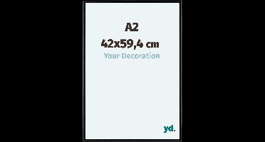 Your Decoration - Fotolijst A2 42x59,4 cm - Aluminium - Zwart Mat - Aurora