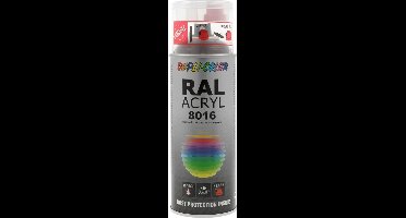 Motip Dupli-Color Spuitbus Acryl Hoogglans - RAL 8016 Mahoniebruin