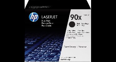 HP 90X -  CE390XD - tonercartridge - Zwart / 2 Pack