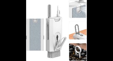 8 in 1 Schoonmaak Kit-Cleaning kit-reinigen set voor laptops,tablets ,telefoons, schermen en oortelefoons
