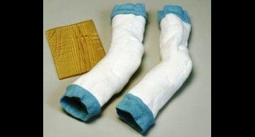 Hiel- en elleboog beschermkous met Gel : Extra Large - 33 cm - per paar