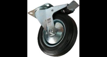 Vorel - Draaibaar Wiel met Rem - 125mm - Zware Stalen Behuizing