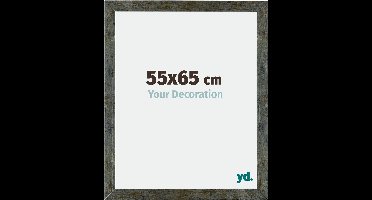 Your Decoration - Fotolijst 55x65 cm - MDF - Blauw Goud Gemeleerd - Mura