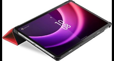 Just in Case tablet Hoes geschikt voor Lenovo Tab P11 (2nd Gen) - TriFold Bookcase - Rood