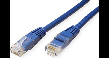 VALUE Patchkabel Cat.6 UTP (Class E), blauw, 0,5 m