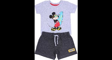 Grijze korte broek + Mickey Mouse T-shirt DISNEY