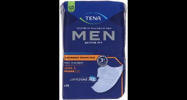 TENA MEN LEVEL 3, 16 stuks . Voordeelbundel met 7 verpakkingen