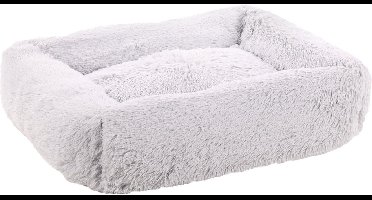 Mand Krems Rechthoekig Lichtgrijs 80x65x20cm