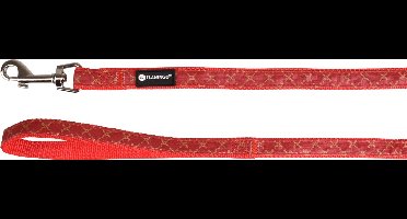 Hond Looplijn Odin Rood 1,2m 15mm