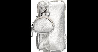 Beagles Ferro Crossbody Telefoontasje - Dames Tas - Zilver