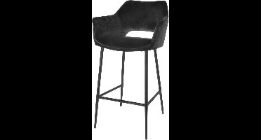 Riverdale barstoel / barkruk Eve - Zwart - 98cm hoog