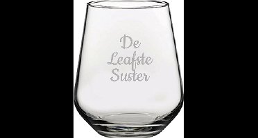 Gegraveerde Drinkglas 42,5cl De Leafste Suster