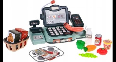 Ariko Speelgoed Kassa met Scanner - Speelgoed Kinderen – Winkeltje Spelen - Winkeltje Speelgoed Kinderen - Speelgoed Kassa -  geluid