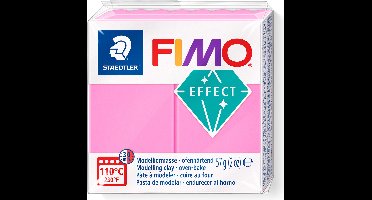 FIMO effect - ovenhardende boetseerklei standaard blokje 57 g - neon fuchsia