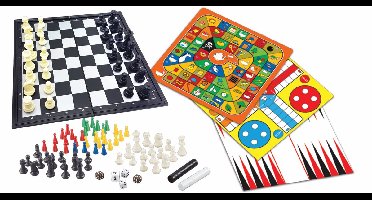 Magnetische bordspellen – set van 8 spellen in 1. Voor 2 tot 6 spelers