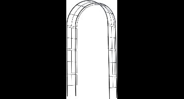 Nature - Rozenboog - H229 x 113 x 38cm - zwart - metaal
