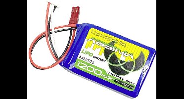 Absima LiPo accupack 7.4 V 1200 mAh Aantal cellen: 2 Softcase BEC