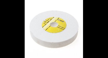 Flexovit Komslijpsteen voor gereedschapslijpen edelkorund wit K60 200 x 32 x 32mm