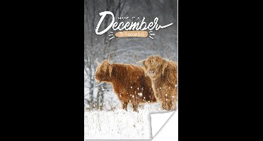 Poster Spreuken - 'Make it a December to remember' - Quotes - 20x30 cm