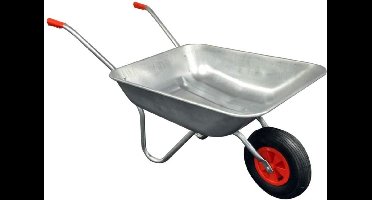 Benson Kruiwagen - 65 liter - gegalvaniseerde bak - luchtband - stevig frame