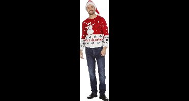 Kersttrui sneeuwman - Maat M