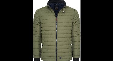 Mario Russo Wave Jacket - Jas Heren - Winterjas Heren - Waterafstotend - Olive Green - M