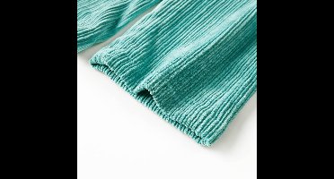 vidaXL - Kinderbroek - 128 - ribfluweel - mintgroen