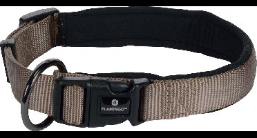 Flamingo Abbi - Halsband Honden - Halsband Abbi Taupe S 40-45cm 20mm - 1st - 133216 - 1st